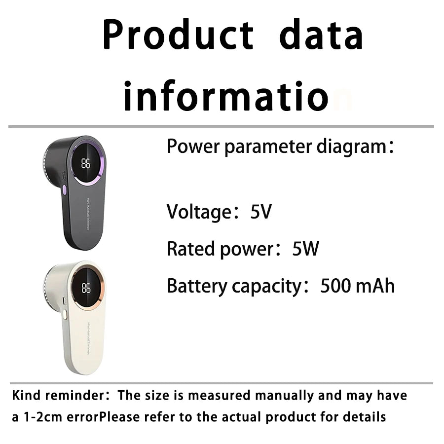 Rechargeable Electric Fabric Shaver & Lint Remover
