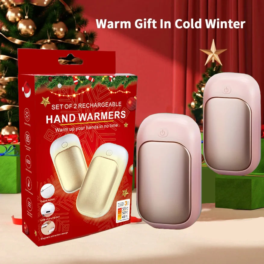 Rechargeable Hand Warmers – Magnetic 2-Pack